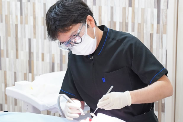 早期発見による初期むし歯の治療が一番の無痛治療です